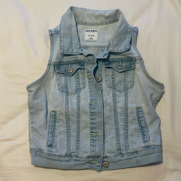 Old Navy Jackets & Blazers - Old Navy Light Blue Denim Vest